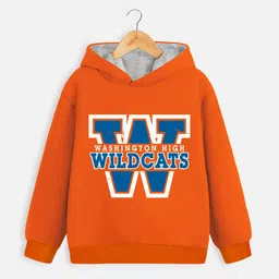 YK X Trampoline Unisex Kids Printed Hooded Sweatshirt-48
