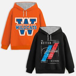 YK X Trampoline Unisex Kids Printed Hooded Sweatshirt-picture-35