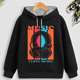 YK X Trampoline Unisex Kids Printed Hooded Sweatshirt-picture-27