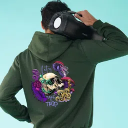 NUSYL Graphic Printed Hooded Fleece Sweatshirt-picture-23
