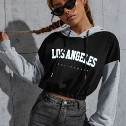 StyleCast Women Typography Printed Hooded Sweatshirt-32