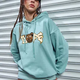 Bewakoof Heavy Duty Pullover Graphic Printed Hooded Cotton Ribbed Casual Sweatshirt-picture-44