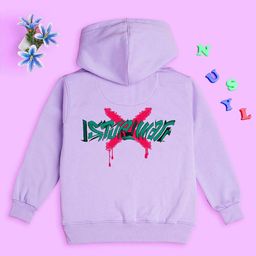 NUSYL Kids Typography Printed Hooded Sweatshirt-picture-58