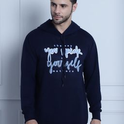 VIMAL JONNEY Typography Printed Hooded Fleece Sweatshirt-picture-20