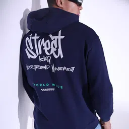 Hubberholme Typography Printed Hooded Sweatshirt-picture-49