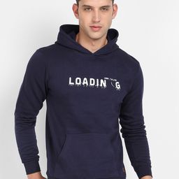 Campus Sutra Typography Printed Hooded Cotton Pullover Sweatshirt-image-38