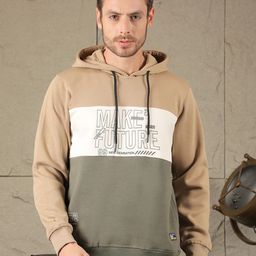 COBB Men Colourblocked Hooded Sweatshirt-picture-19