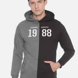 Steenbok Colourblocked Hooded Cotton Sweatshirt-image-64