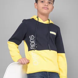 Crimsoune Club Boys Colourblocked Hooded Sweatshirt-picture-37