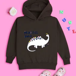 NUSYL Girls Graphic Printed Fleece Sweatshirt-image-38