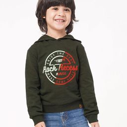 Ed-a-Mamma Boys Printed Hooded Sweatshirt-image-81