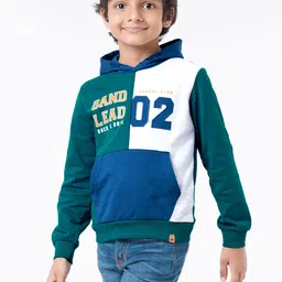 Ed-a-Mamma Boys Printed Hooded Sweatshirt-image-39