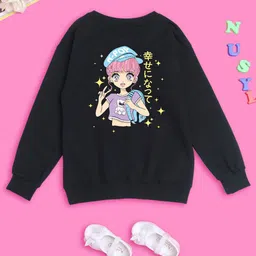 BAESD Kids Graphic Printed Fleece Pullover Sweatshirt-image-51