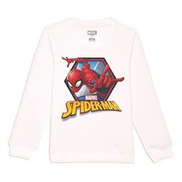 Marvel by Wear Your Mind Unisex Kids White Printed Sweatshirt-image-90