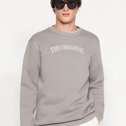 Trendyol Typography Printed Round Neck Pullover Sweatshirt-image-21