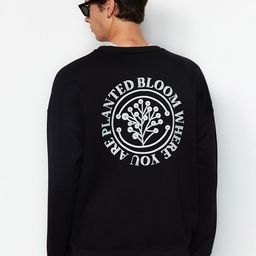 Trendyol Graphic Printed Cotton Sweatshirt-23
