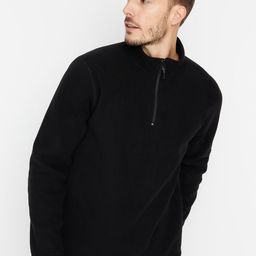 Trendyol Mock Collar Half Zipper Pullover Sweatshirt-picture-20