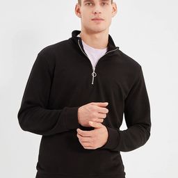 Trendyol Mock Collar Long Sleeves Sweatshirt-picture-57