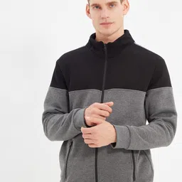 Trendyol Colourblocked Mock Collar Sweatshirt-picture-3