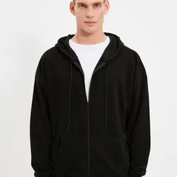 Trendyol Hooded Cotton Sweatshirt-image-92
