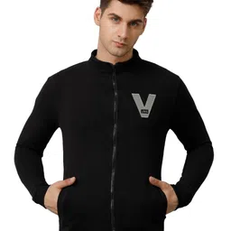 Voi Jeans Mock Collar Front-Open Sweatshirt-picture-1