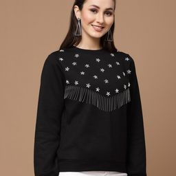 KASSUALLY Women Embellished Sweatshirt-75