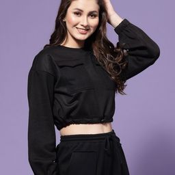 KASSUALLY Women Drop Shoulder Sleeve Sweatshirt-image-87
