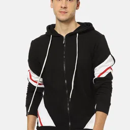 Campus Sutra Men Black Sweatshirt-image-51