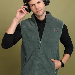 HIGHLANDER High Neck Front-Open Sweatshirt-picture-3