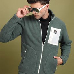 HIGHLANDER Mock Collar Front-Open Sweatshirt-picture-15
