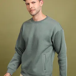 HIGHLANDER Round Neck Long Sleeve Regular Fit Pullover Sweatshirt-image-93