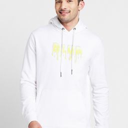 Being Human Typography Printed Hooded Cotton Pullover-image-33