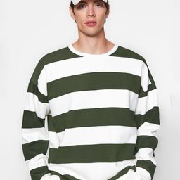 Trendyol Unisex Striped Long Sleeves Pullover-15