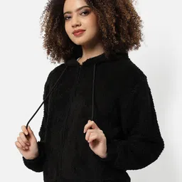 Campus Sutra Cotton Hooded Sweatshirt-image-83