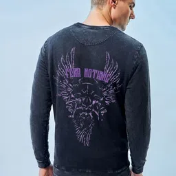 Bewakoof Graphic Printed Round Neck Full Sleeves Ribbed Pullover Sweatshirt-image-36