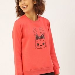 Sweet Dreams Women Pink Printed Sweatshirt-image-26