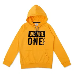 Pepe Jeans Boys Yellow Printed Hooded Sweatshirt-picture-53