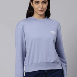 High Star Round Neck Long Sleeves Pullover Sweatshirt-16