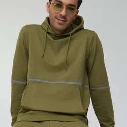XYXX Regular Fit Solid Hooded Pullover-picture-42