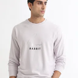 RARE RABBIT Men Rowann Typography Printed Sweatshirt-picture-31