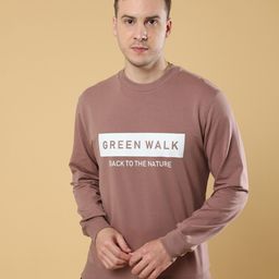 Melvin Jones Typography Printed Pure Cotton Pullover Sweatshirt-image-89