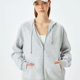 Koton Women Hood Long Sleeves Sweatshirt-image-81