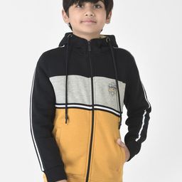 Crimsoune Club Boys Colourblocked Hooded Cotton Sweatshirt-image-46