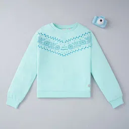 Ed-a-Mamma Girls Blue Sweatshirt-99