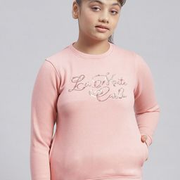 Monte Carlo Girls Typography Embellished Sequined Sweatshirt-image-20