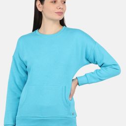 Monte Carlo Women Blue Sweatshirt-14