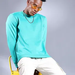 The Indian Garage Co Men Green Round Neck Sweatshirt-image-40