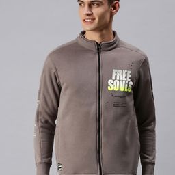 SHOWOFF Men Grey Cotton Sweatshirt-image-104