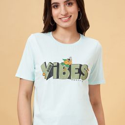People Women Typography Printed Pockets Boxy T-shirt-picture-0