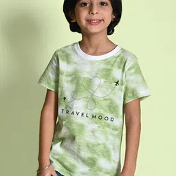 NUSYL Boys Tie and Dye Dyed T-shirt-image-93